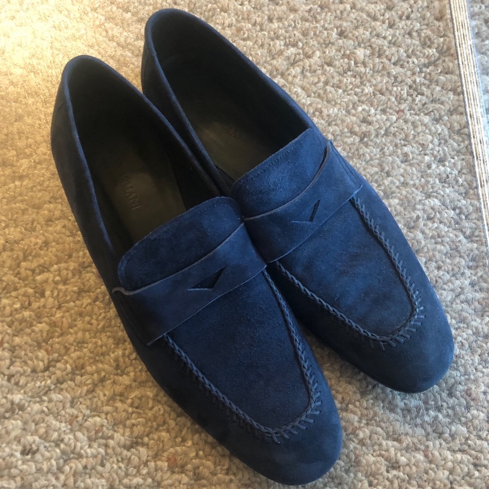 Gorgeous Men’s Suede Armani Shoes